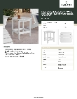Lancaster Table & Seating 42718ADKSTWH Specsheet Lancaster Table & Seating 42718ADKSTWH Specsheet