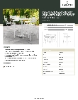 Lancaster Table & Seating 4273232TBU4W Specsheet