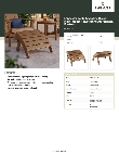 Lancaster Table & Seating 427ADKFRBR Specsheet