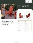 Lancaster Table & Seating 427ADKRD Specsheet