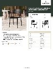 Lancaster Table & Seating 427ALTARMBK Specsheet
