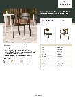 Lancaster Table & Seating 427ALTARMBR Specsheet