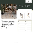Lancaster Table & Seating 427BARTBSBWB Specsheet