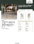 Lancaster Table & Seating 427BARTBSGYW Specsheet