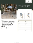 Lancaster Table & Seating 427BARTBSNVW Specsheet