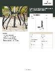 Lancaster Table & Seating 427BASEBLTDN Specsheet