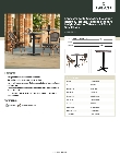 Lancaster Table & Seating 427BS32RBKPA Specsheet