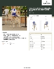 Lancaster Table & Seating 427BSFRBSBLU Specsheet