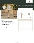 Lancaster Table & Seating 427BSFRBSGRY Specsheet