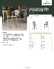 Lancaster Table & Seating 427BSRTBSNVW Specsheet