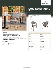 Lancaster Table & Seating 427CAFRBSBKW Specsheet