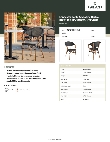 Lancaster Table & Seating 427CAFRBSBLK Specsheet