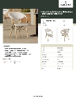 Lancaster Table & Seating 427CAFRBSGRY Specsheet