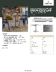 Lancaster Table & Seating 427CAU2432GY Specsheet