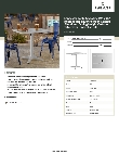 Lancaster Table & Seating 427CAU2432SL Specsheet