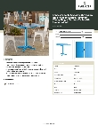 Lancaster Table & Seating 427CAU3232BL Specsheet
