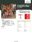 Lancaster Table & Seating 427CAU3232RD Specsheet