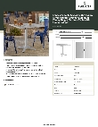 Lancaster Table & Seating 427CAU3232SL Specsheet