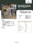 Lancaster Table & Seating 427CAU3248SL Specsheet