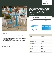 Lancaster Table & Seating 427CAU3260BL Specsheet