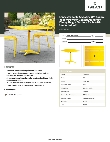 Lancaster Table & Seating 427CAU3636YL Specsheet