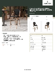 Lancaster Table & Seating 427CBSFRBSBK Specsheet