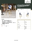 Lancaster Table & Seating 427CBSFRBSBLU Specsheet