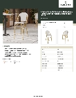 Lancaster Table & Seating 427CBSFRBSGRY Specsheet