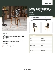 Lancaster Table & Seating 427CBSRTBSBKW Specsheet