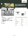 Lancaster Table & Seating 427CMSM3636B Specsheet
