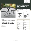Lancaster Table & Seating 427CMSM36RDB Specsheet