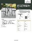 Lancaster Table & Seating 427COSM2430B Specsheet