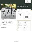 Lancaster Table & Seating 427COSM3030B Specsheet