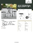Lancaster Table & Seating 427COSM30RDB Specsheet