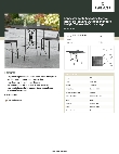 Lancaster Table & Seating 427COSM3636B Specsheet