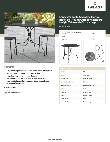 Lancaster Table & Seating 427COSM36RDB Specsheet