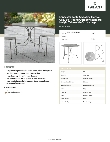 Lancaster Table & Seating 427COSM36RDG Specsheet