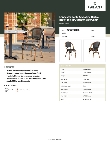 Lancaster Table & Seating 427CSFRBSBLK Specsheet