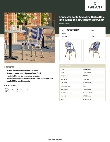 Lancaster Table & Seating 427CSFRBSBLU Specsheet