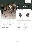 Lancaster Table & Seating 427CSRTBSBKW Specsheet
