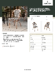 Lancaster Table & Seating 427CSRTBSBWB Specsheet