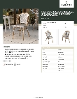 Lancaster Table & Seating 427CSRTBSGRW Specsheet