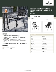Lancaster Table & Seating 427CSSLTBLK Specsheet