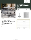 Lancaster Table & Seating 427DTBCHR2727 Specsheet