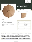 Lancaster Table & Seating 427NUMCBR9MC Specsheet
