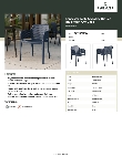 Lancaster Table & Seating 427RIOARMBL Specsheet