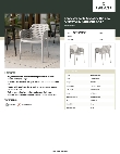 Lancaster Table & Seating 427RIOARMGY Specsheet