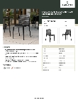 Lancaster Table & Seating 427RIOSIDEBK Specsheet