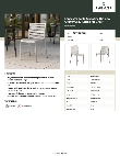 Lancaster Table & Seating 427RIOSIDEGY Specsheet Lancaster Table & Seating 427RIOSIDEGY Specsheet