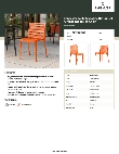 Lancaster Table & Seating 427RIOSIDEOG Specsheet